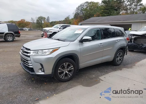 2018 Toyota Highlander Le Plus from USA, damaged, VIN 5TDBZRFH9JS893333
